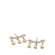 Sheree Women's Earrings - Gold/Clear Multi