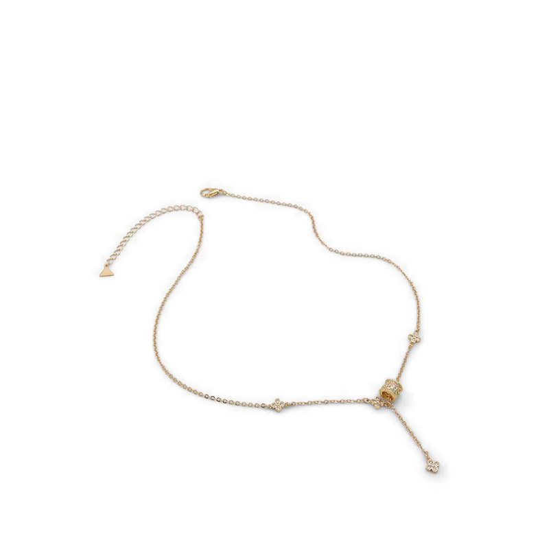 Joliena Women's Necklaces - Gold/Clear Multi