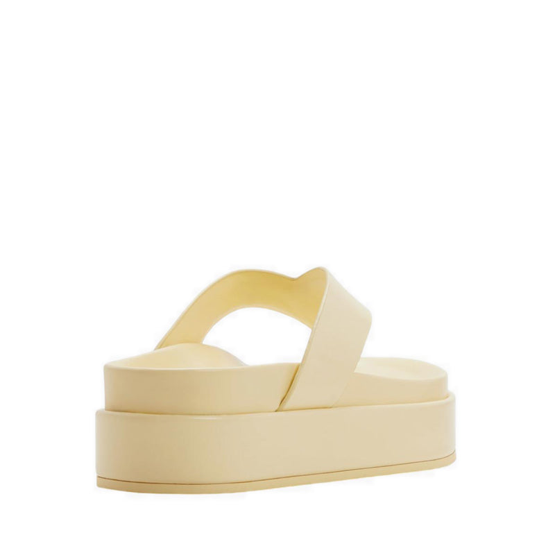 Mist Women's Footbed Sandals - Light Yellow