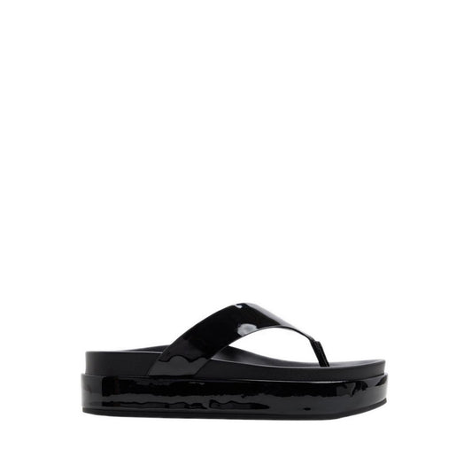 Mist Women's Footbed Sandals - Black