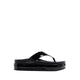 Mist Women's Footbed Sandals - Black