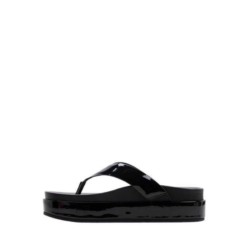 Mist Women's Footbed Sandals - Black
