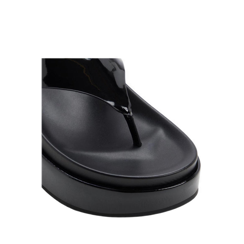 Mist Women's Footbed Sandals - Black