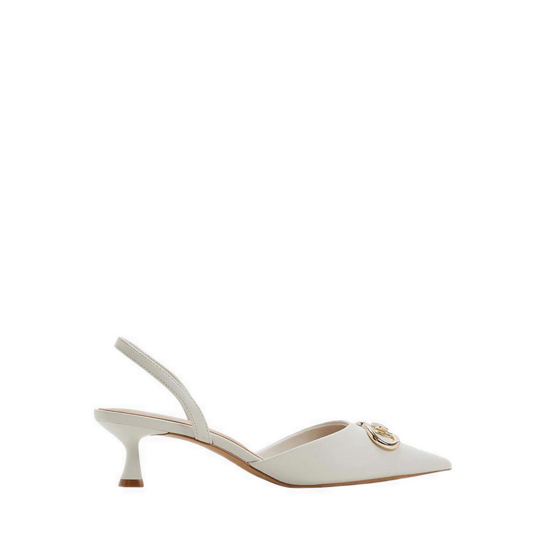 Delicat Women's Heeled Shoes - White/Bone