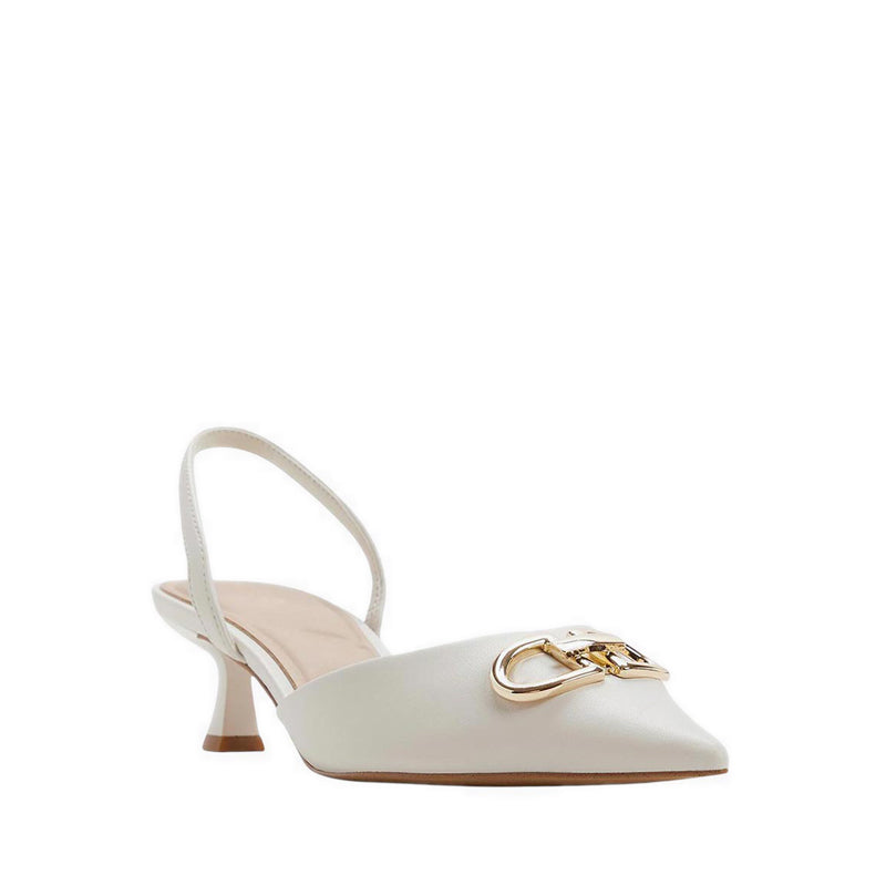Delicat Women's Heeled Shoes - White/Bone