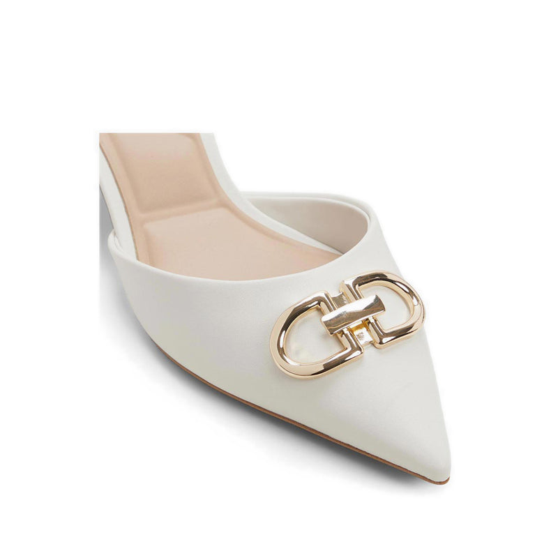 Delicat Women's Heeled Shoes - White/Bone