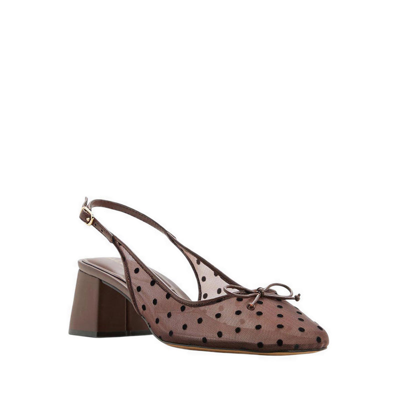 Lilyna Women's Heeled Shoes - Open Brown