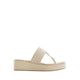 Trenala Women's Wedge Sandals - Cream