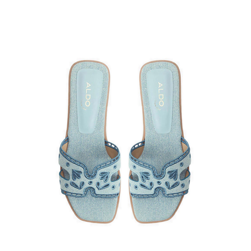Itsandal Women's Flat Sandals - Denim