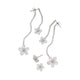 Sabrinne Women's Earrings Silver/Clear Multi