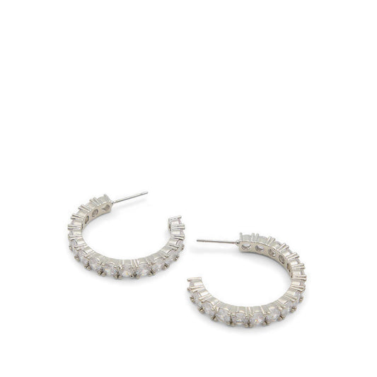 Postolia Women's Earrings Silver/Clear Multi