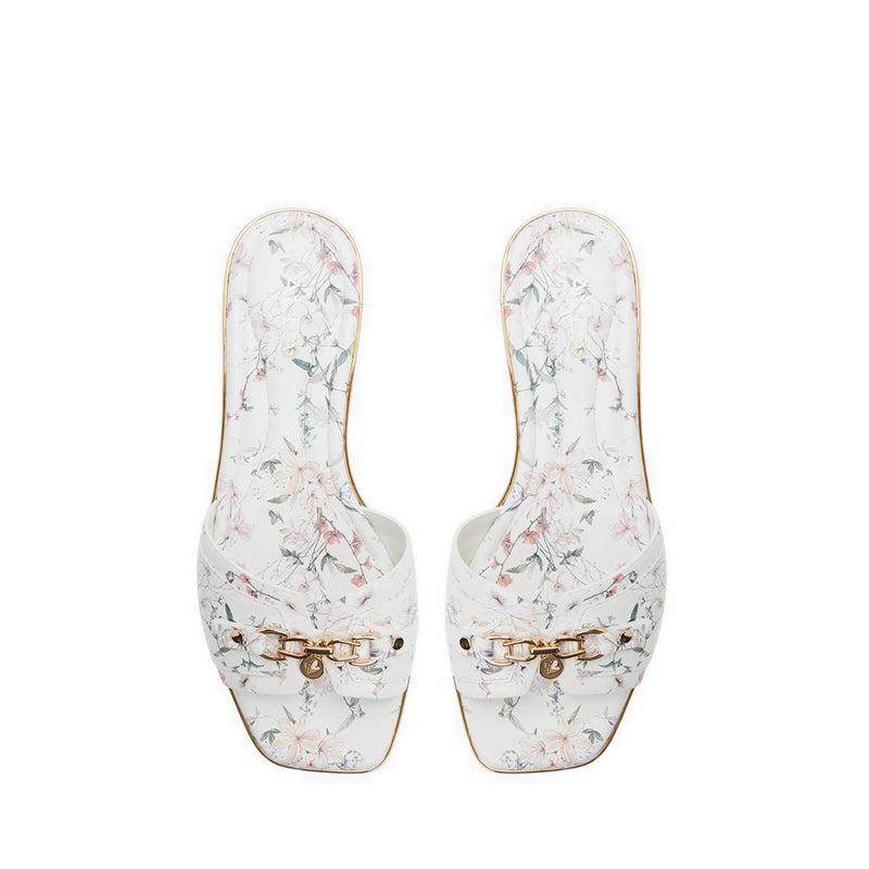 Alamassi Women's Sandals White Multi