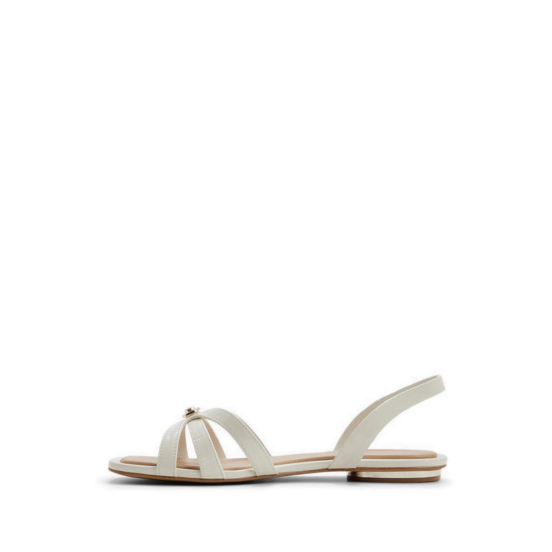 Peronii Women's Flat Sandals White/Bone