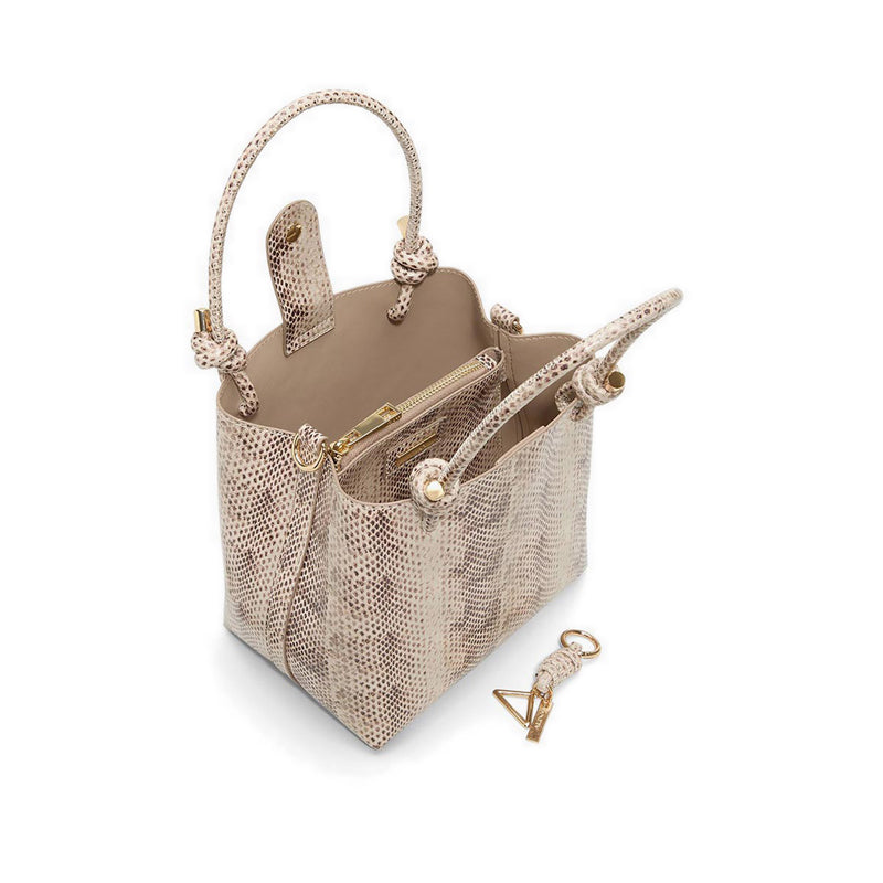 Evielily Women's Satchel Grey Print