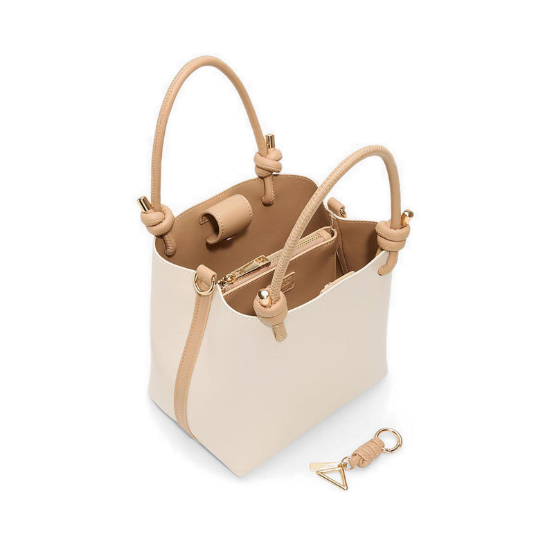 Evielily Women's Satchel - Tan Combo