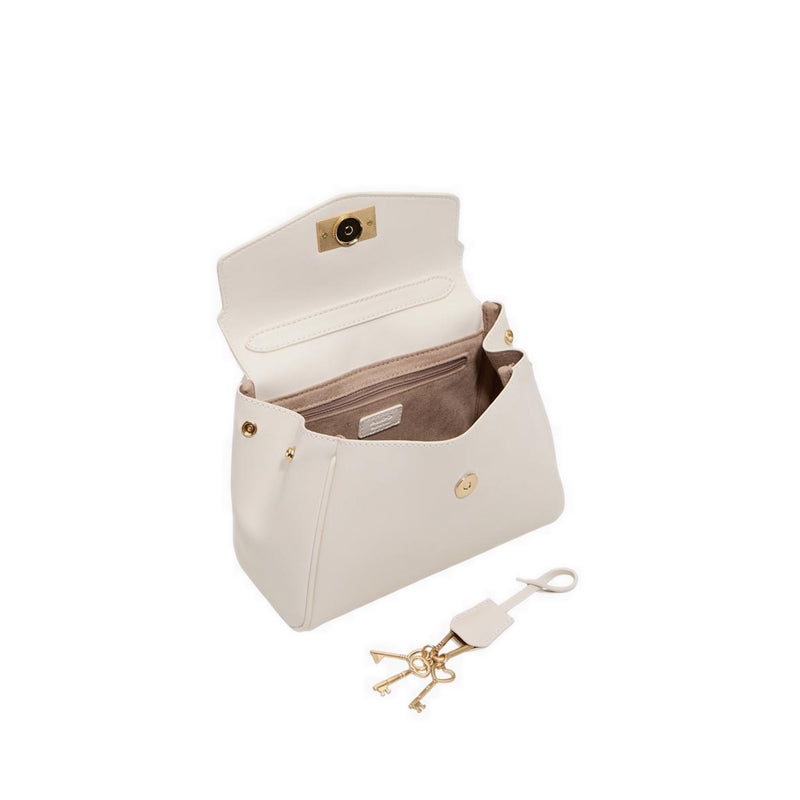 Heartkeepermid Women's Satchel Bag - Open White