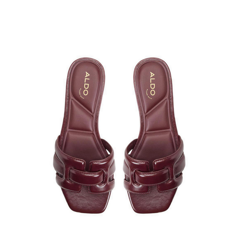 Elenaria Women's Flat Sandals Dark Red