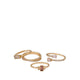 Yeikin Women's Rings Bordo