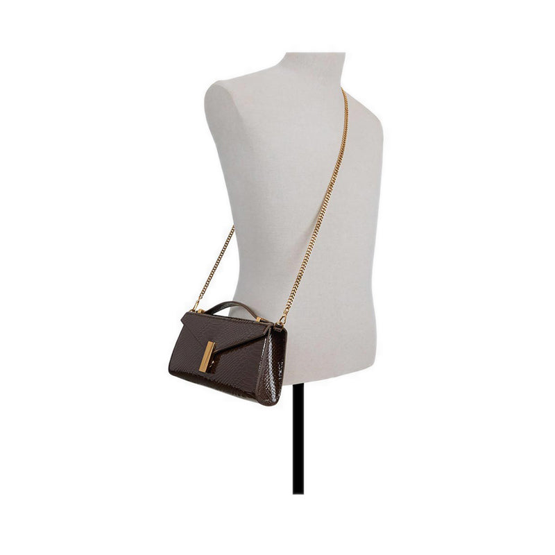 Alexzandrax Women's Clutch Dark Brown