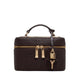 Basma Women's Vanity Case Open Brown