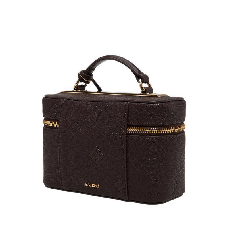 Basma Women's Vanity Case Open Brown