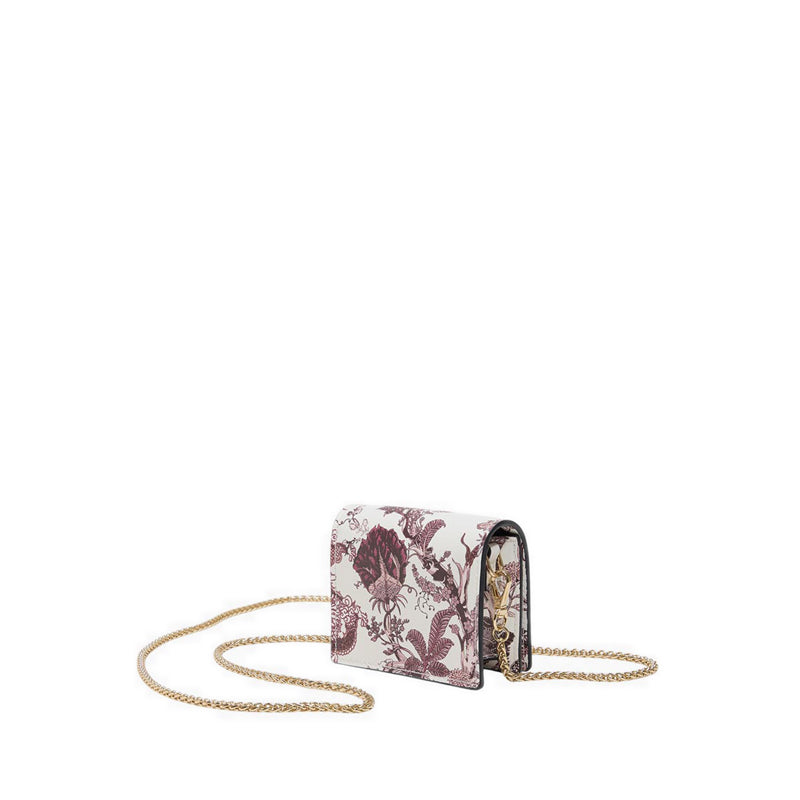 Classicwallet Women's Wallet On A Chain Red Multi