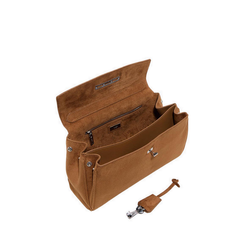 Katieax Women's Satchel Camel