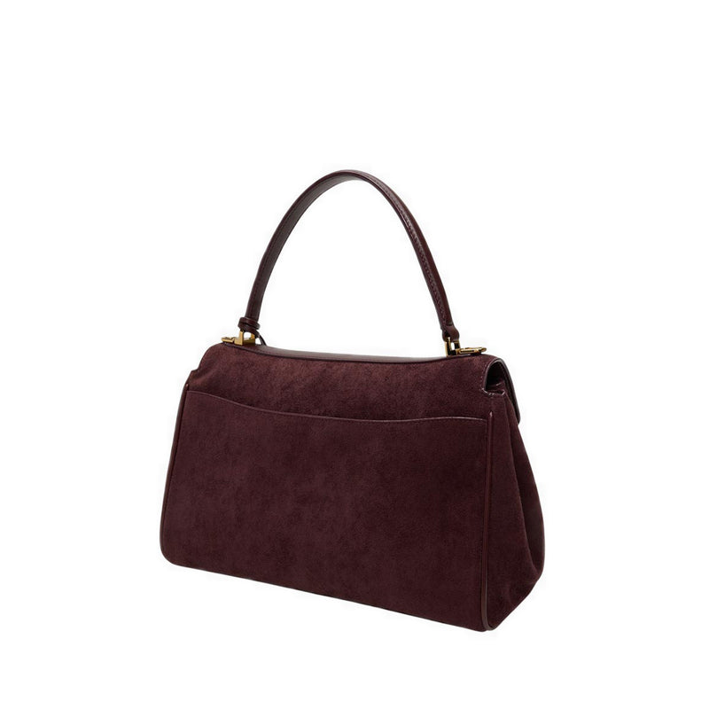 Katieax Women's Satchel Bordo