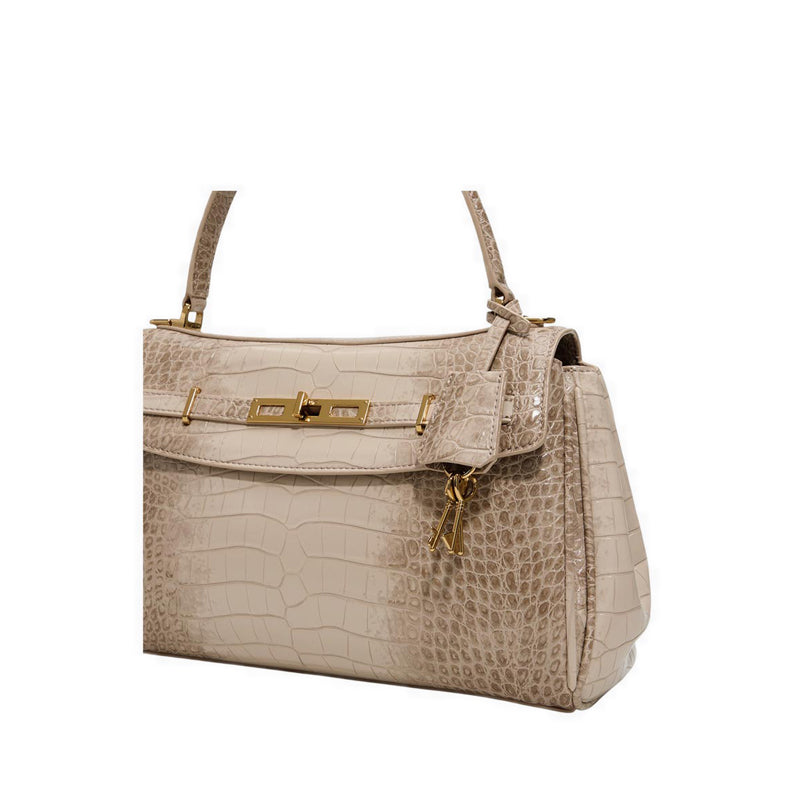 Katieax Women's Satchel Tan Multi