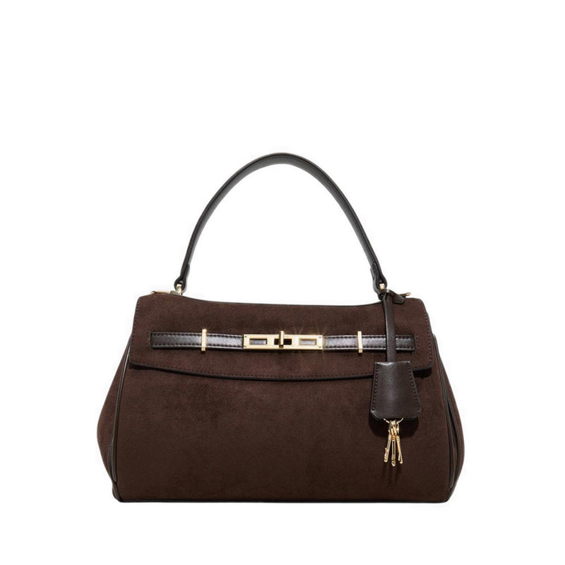 Katieax Women's Satchel Brown