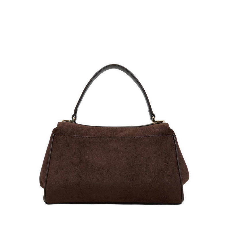 Katieax Women's Satchel Brown