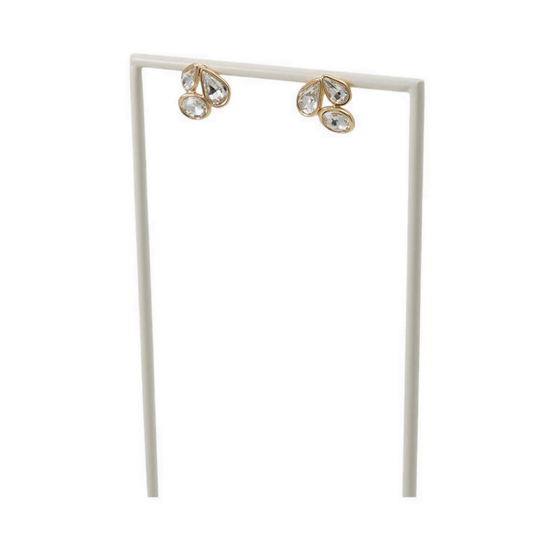 Kandy Ladies Earrings Gold/Clear Multi